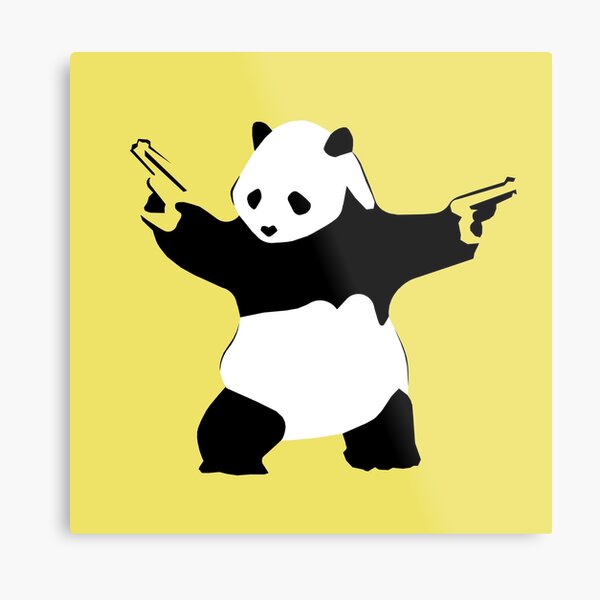 Decoracion Banksy Panda Redbubble