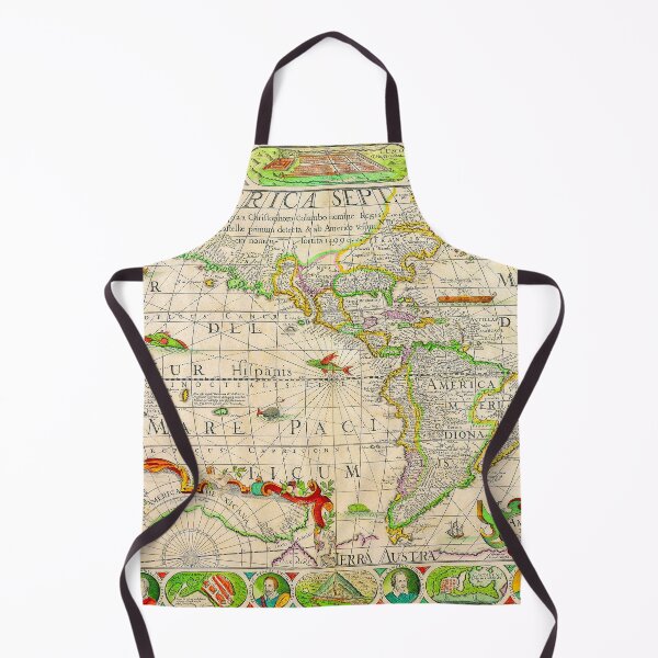 Item preview, Map of America 1652 - Pieter Van Den Keere - Ancient Worlds designed and sold by Culturio.