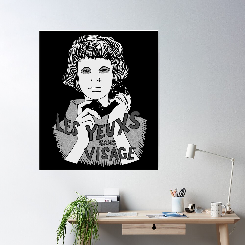 Eyes Without A Face (Les Yeux sans visage) white Poster for Sale by  LapinMagnetik