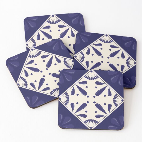 Item preview, Blue Talavera Tile by Akbaly designed and sold by Akbaly.