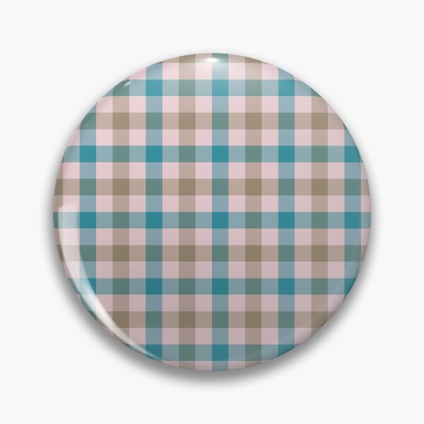 Item preview, Teal and taupe gingham  designed and sold by FrancesPoff.