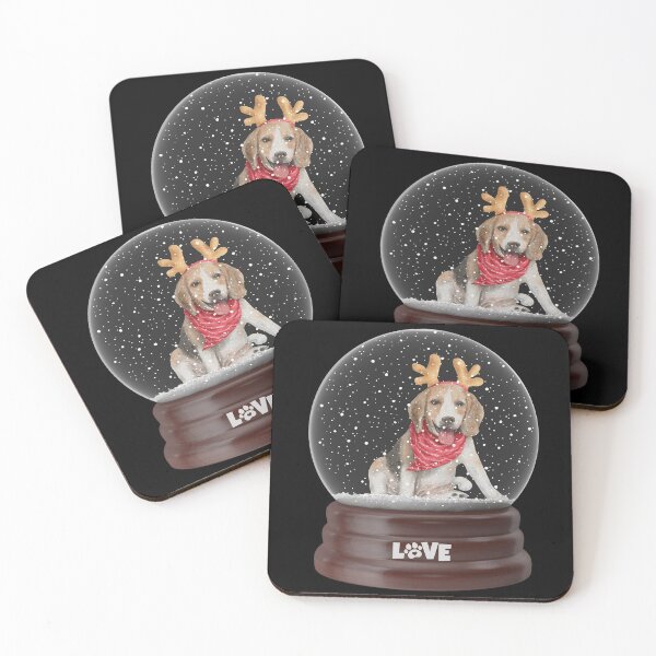 Item preview, Cute Beagle Snowglobe for Christmas for Adults , Kids and Children That Love Animals designed and sold by AwakenedSoul.