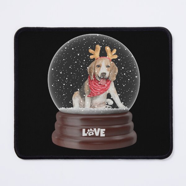 Item preview, Cute Beagle Snowglobe for Christmas for Adults , Kids and Children That Love Animals designed and sold by AwakenedSoul.