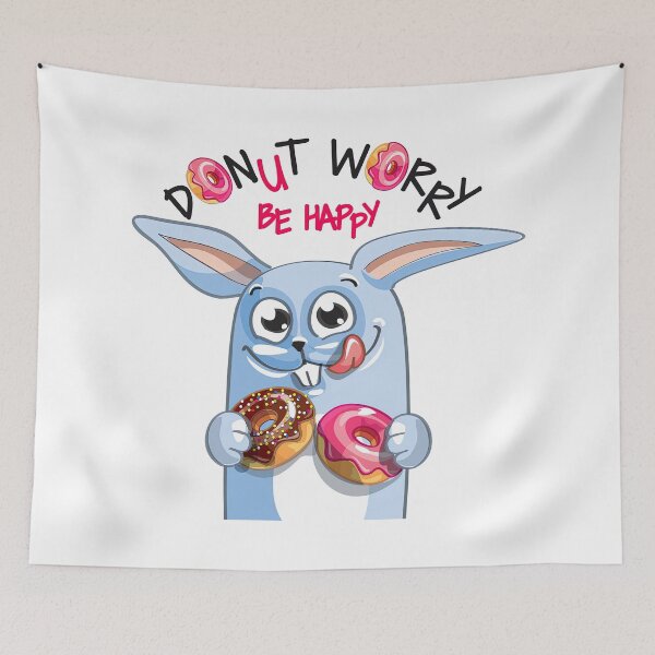 Item preview, Donut Worry Be Happy, Donut Worry, Donut, Worry designed and sold by graphic-genie.