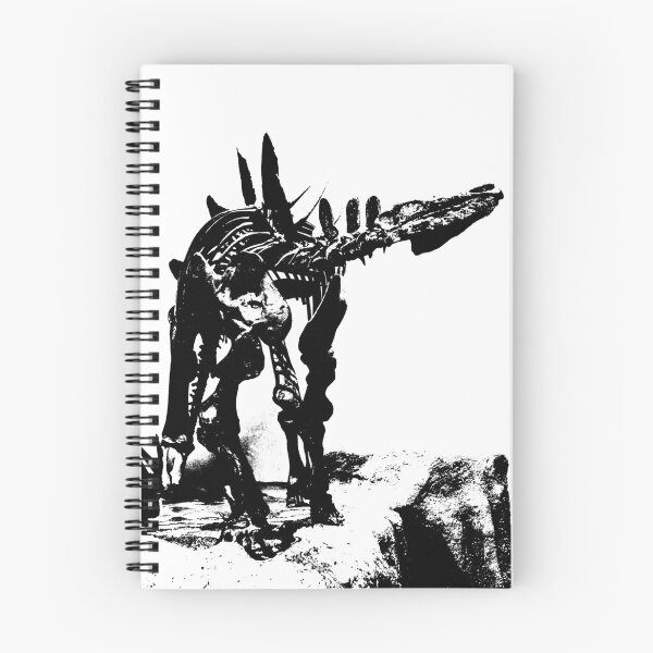 Item preview, Black and White Stegosaurus designed and sold by Victoria  Cook.