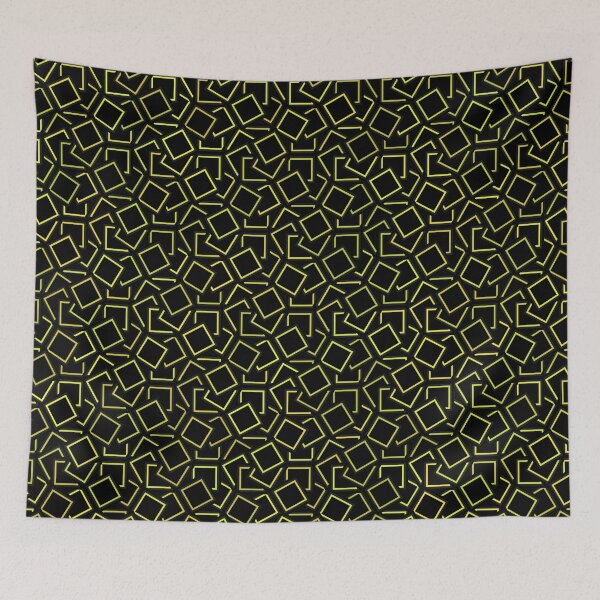 Item preview, black and yellow square shape designed and sold by Ukiyo Sumi.