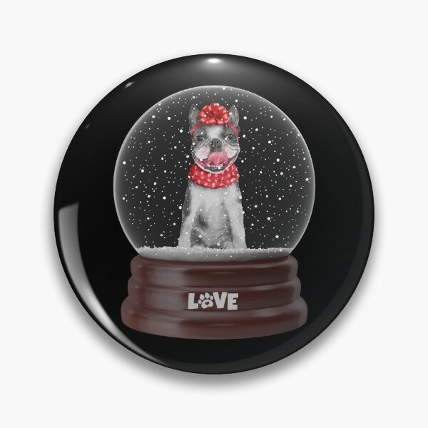 Item preview, Cute Boston Terrier Snowglobe for Christmas for Adults , Kids and Children That Love Animals designed and sold by AwakenedSoul.
