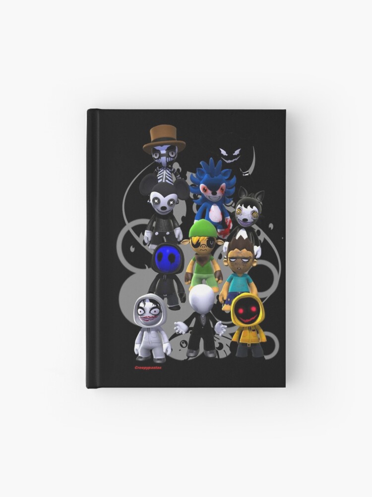 Creepypasta All Characters  Hardcover Journal by fantasmahappy