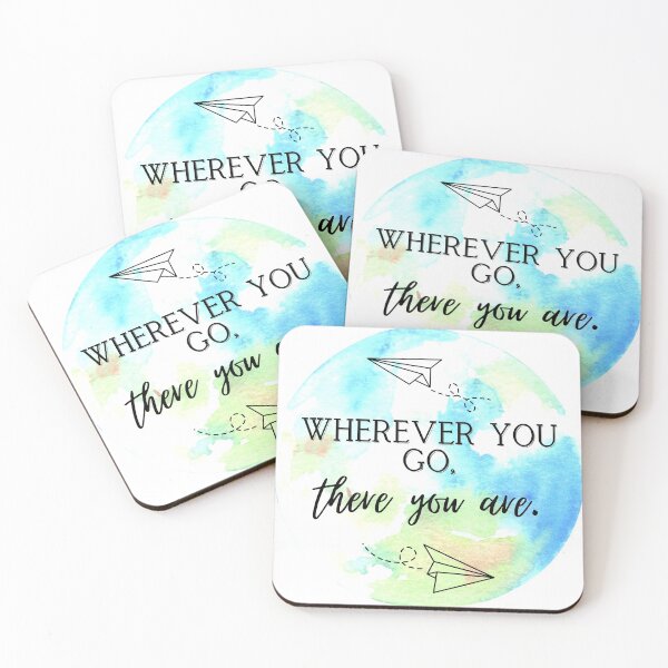 Item preview, Where ever you go, there you are. Life Quote. designed and sold by Moore Art.