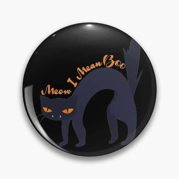 Item preview, Meow I Mean Boo Halloween spooky cat  designed and sold by HStudioPrints.