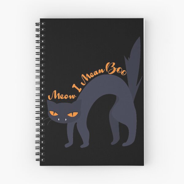 Item preview, Meow I Mean Boo Halloween spooky cat  designed and sold by HStudioPrints.