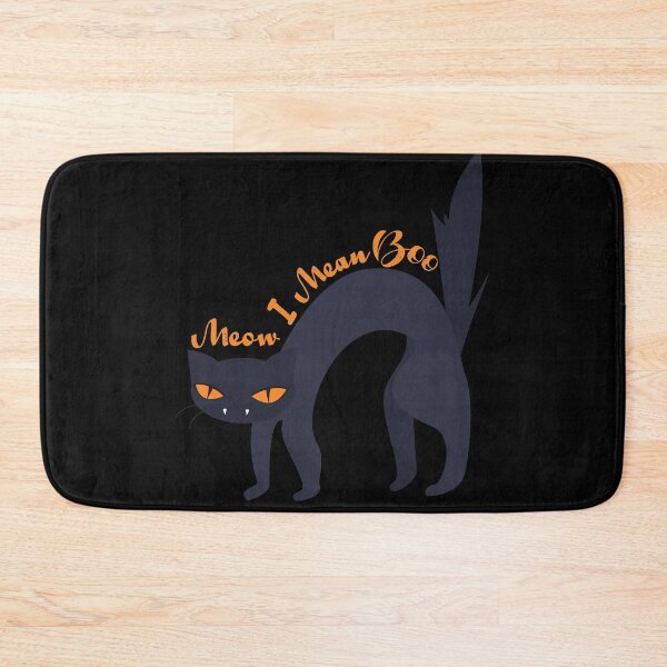 Item preview, Meow I Mean Boo Halloween spooky cat  designed and sold by HStudioPrints.