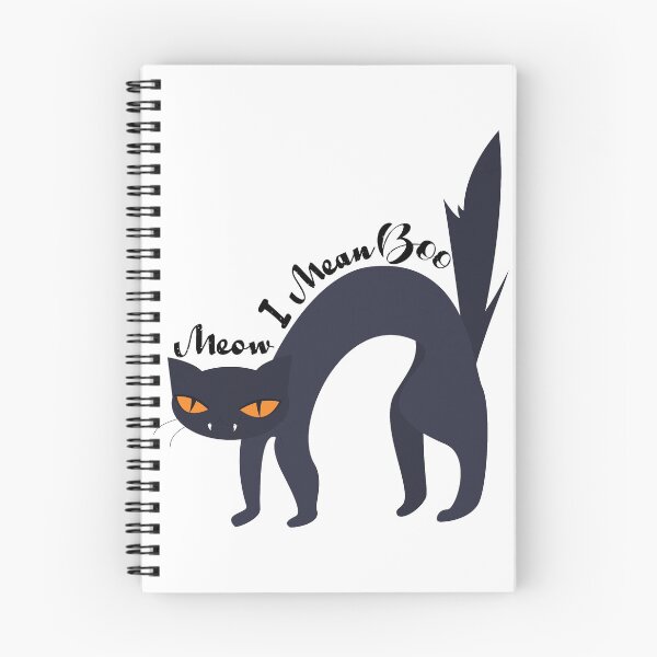 Item preview, Meow I Mean Boo Halloween spooky cat  designed and sold by HStudioPrints.