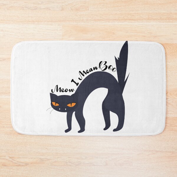 Item preview, Meow I Mean Boo Halloween spooky cat  designed and sold by HStudioPrints.