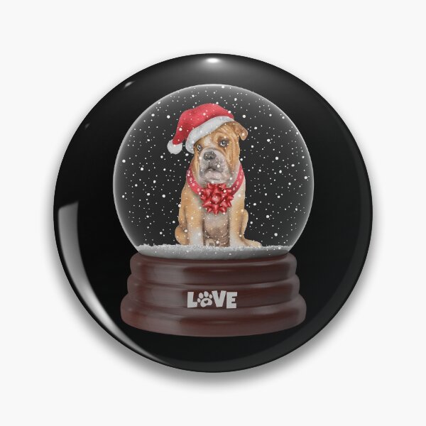 Item preview, Cute Boxer Snowglobe for Christmas for Adults , Kids and Children That Love Animals designed and sold by AwakenedSoul.