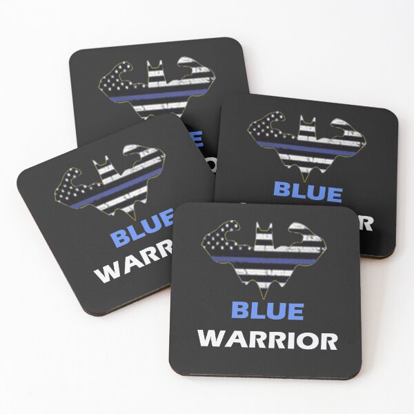 Item preview, Blue warrior designed and sold by Blue Line Hub.