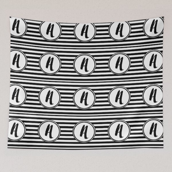 Item preview, A Striped Monogram designed and sold by lollylocket.