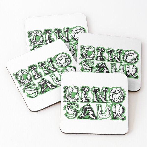 Item preview, Dinosaur Written in Picture Letters with Green Accents designed and sold by OpenED360.