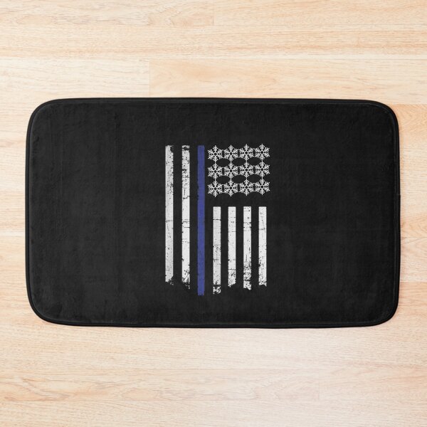 Item preview, USA snow flag designed and sold by Blue Line Hub.