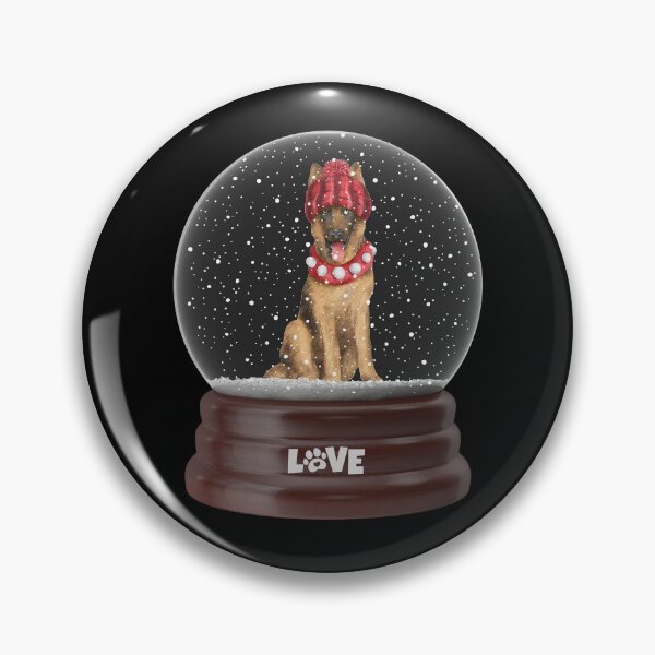 Item preview, Cute German Shepherd Snowglobe for Christmas for Adults , Kids and Children That Love Animals designed and sold by AwakenedSoul.