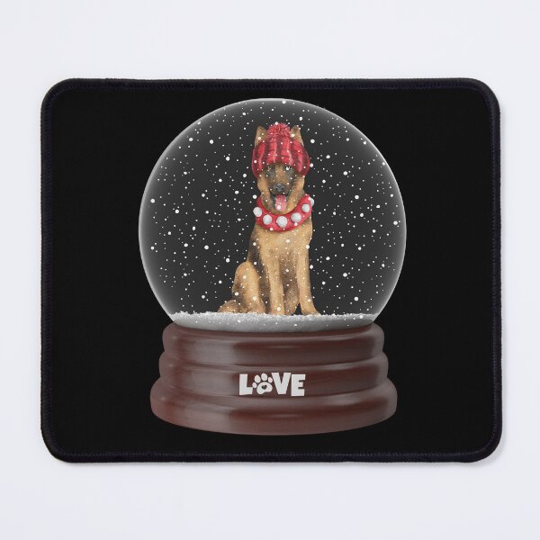 Item preview, Cute German Shepherd Snowglobe for Christmas for Adults , Kids and Children That Love Animals designed and sold by AwakenedSoul.