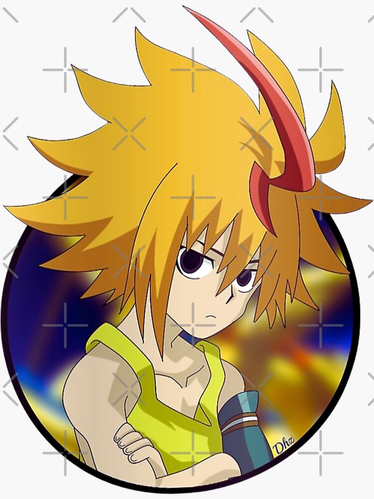 Shu Kurenai Aesthetic?- Beyblade Burst Sticker for Sale by AyushTuber