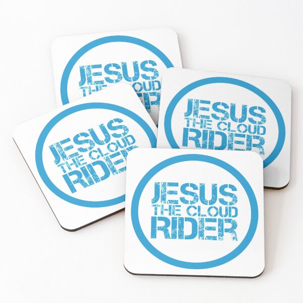 Item preview, Jesus The Cloud Rider (Blue/White) designed and sold by CreativeSoul7.