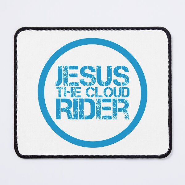 Item preview, Jesus The Cloud Rider (Blue/White) designed and sold by CreativeSoul7.