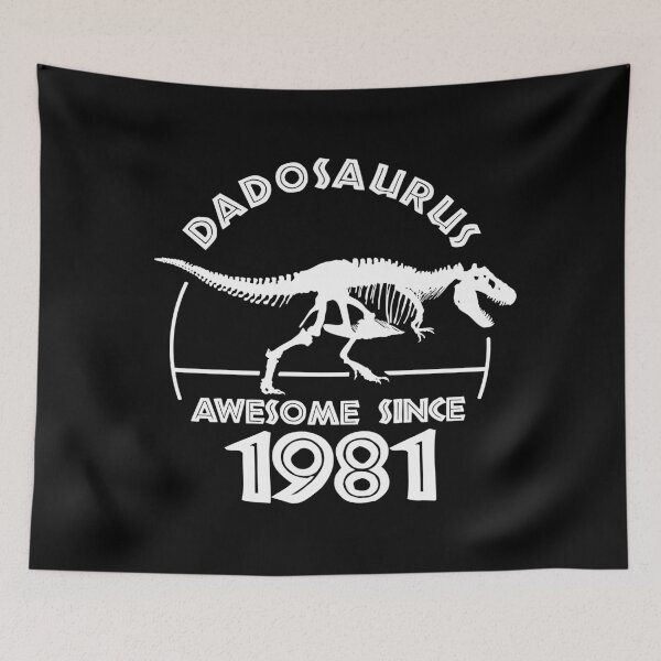Item preview, Dadosaurus | Awesome since 1981 - Dinosaur Dads Birthday designed and sold by TMBTM.