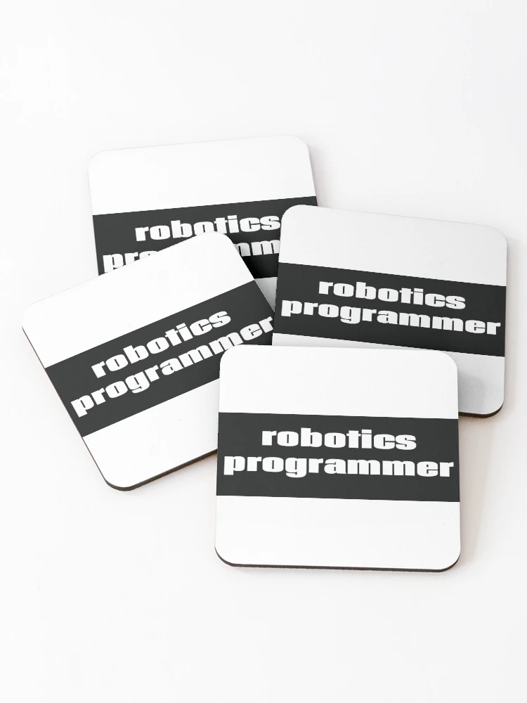 Thumbnail 1 of 5, Coasters (Set of 4), Robotics Programmer designed and sold by ProjectRobotics.