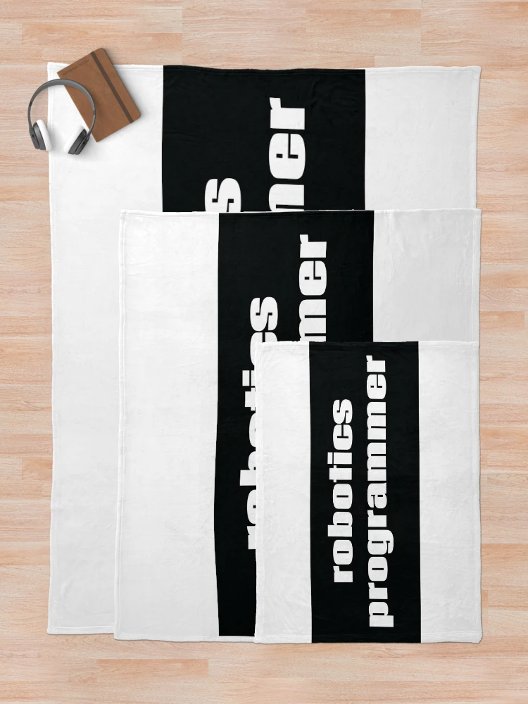 Thumbnail 5 of 6, Throw Blanket, Robotics Programmer designed and sold by ProjectRobotics.