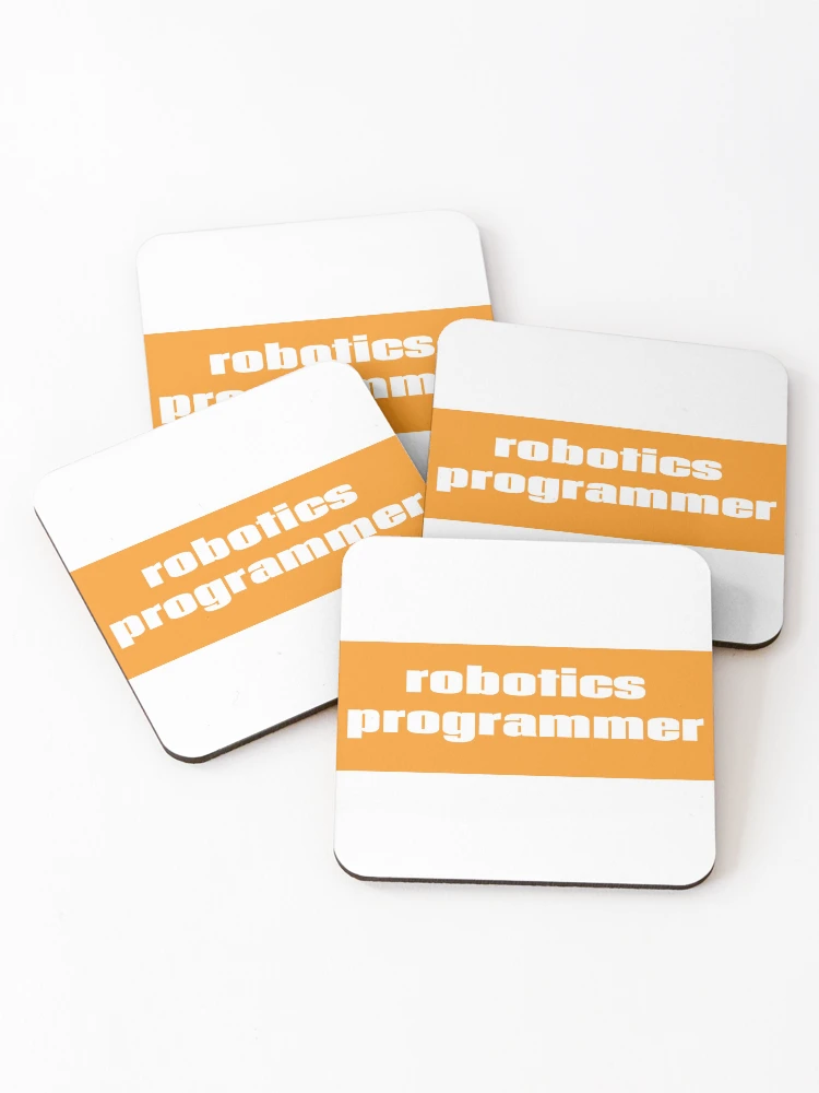 Thumbnail 1 of 5, Coasters (Set of 4), Robotics Programmer designed and sold by ProjectRobotics.