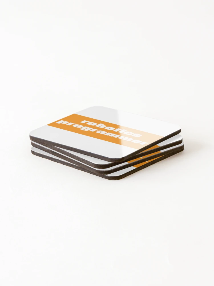 Thumbnail 4 of 5, Coasters (Set of 4), Robotics Programmer designed and sold by ProjectRobotics.