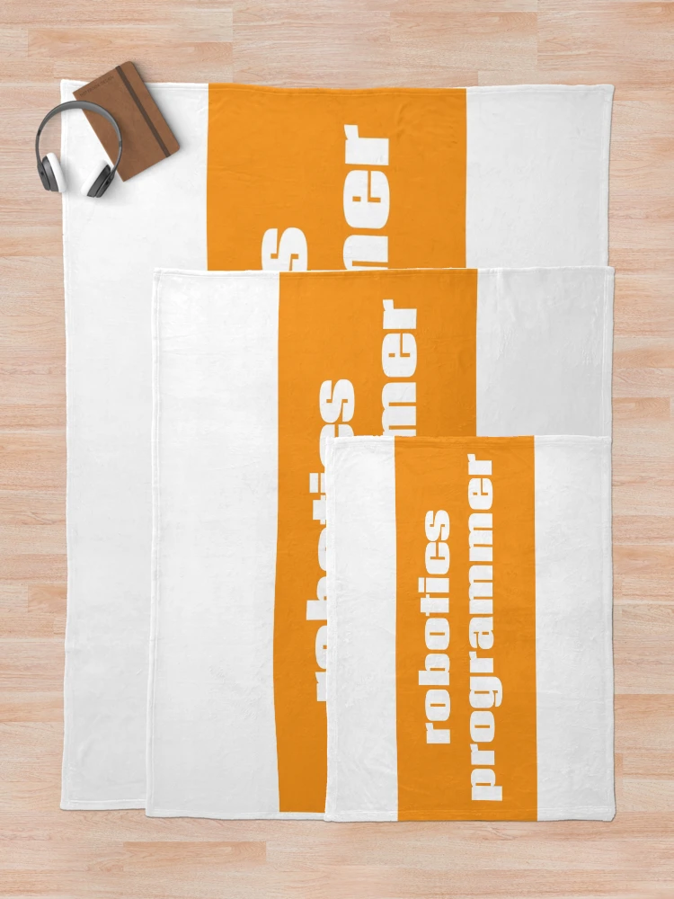 Thumbnail 5 of 6, Throw Blanket, Robotics Programmer designed and sold by ProjectRobotics.