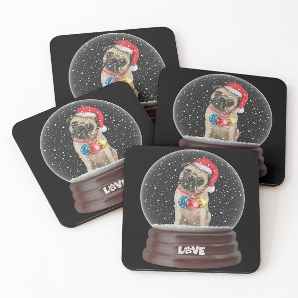 Item preview, Cute Pug Snowglobe for Christmas for Adults , Kids and Children That Love Animals designed and sold by AwakenedSoul.