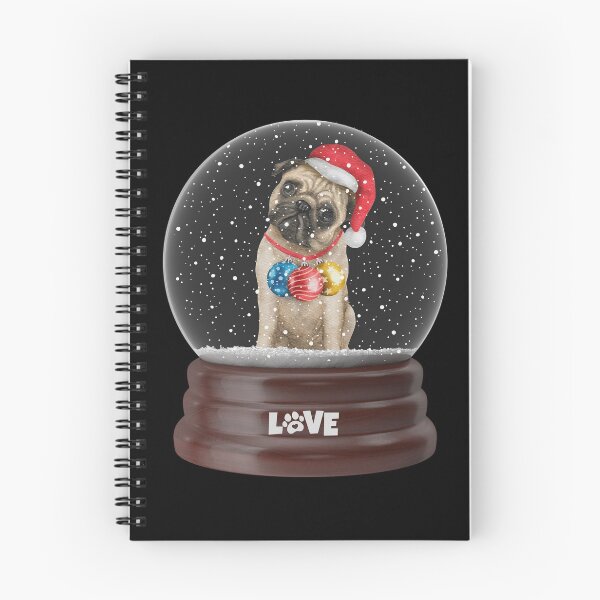 Item preview, Cute Pug Snowglobe for Christmas for Adults , Kids and Children That Love Animals designed and sold by AwakenedSoul.