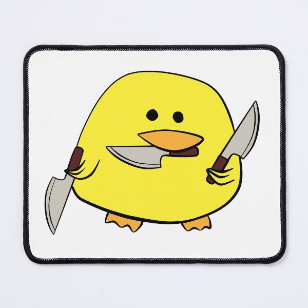 Item preview, Duck with Knife (Zoro One Piece Style) designed and sold by Whimsical Wenli.