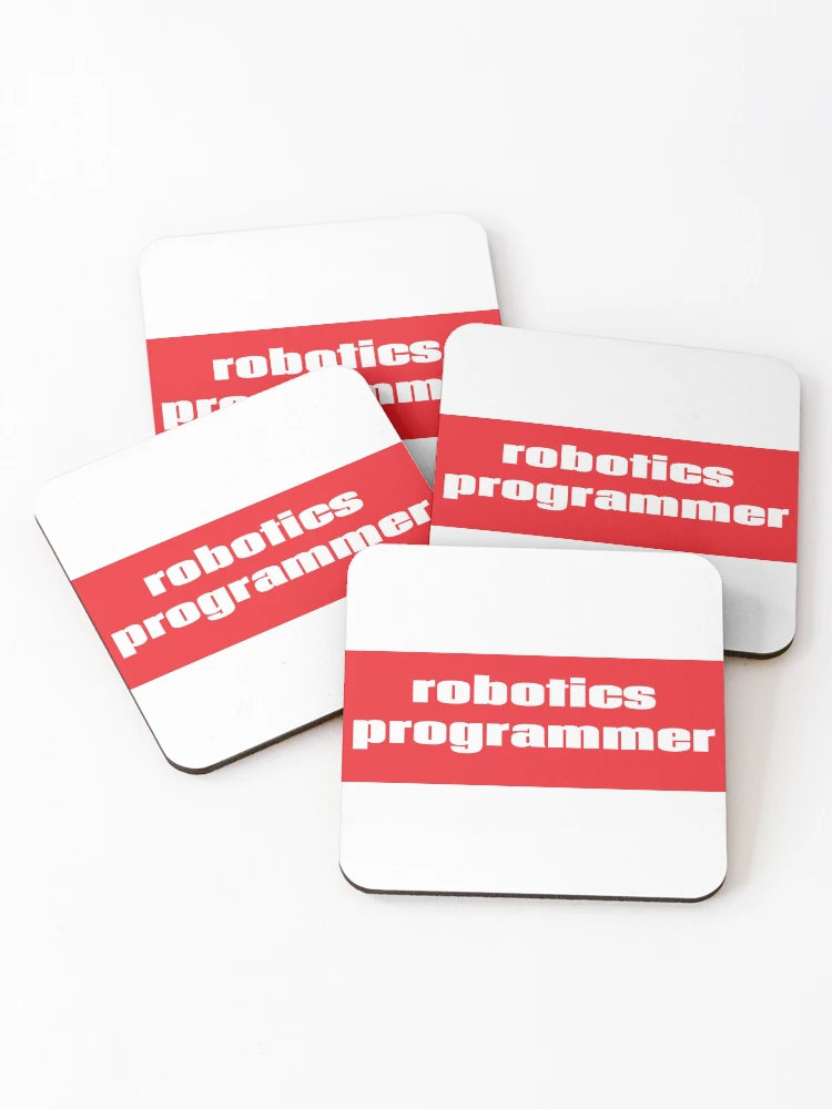 Thumbnail 1 of 5, Coasters (Set of 4), Robotics Programmer designed and sold by ProjectRobotics.