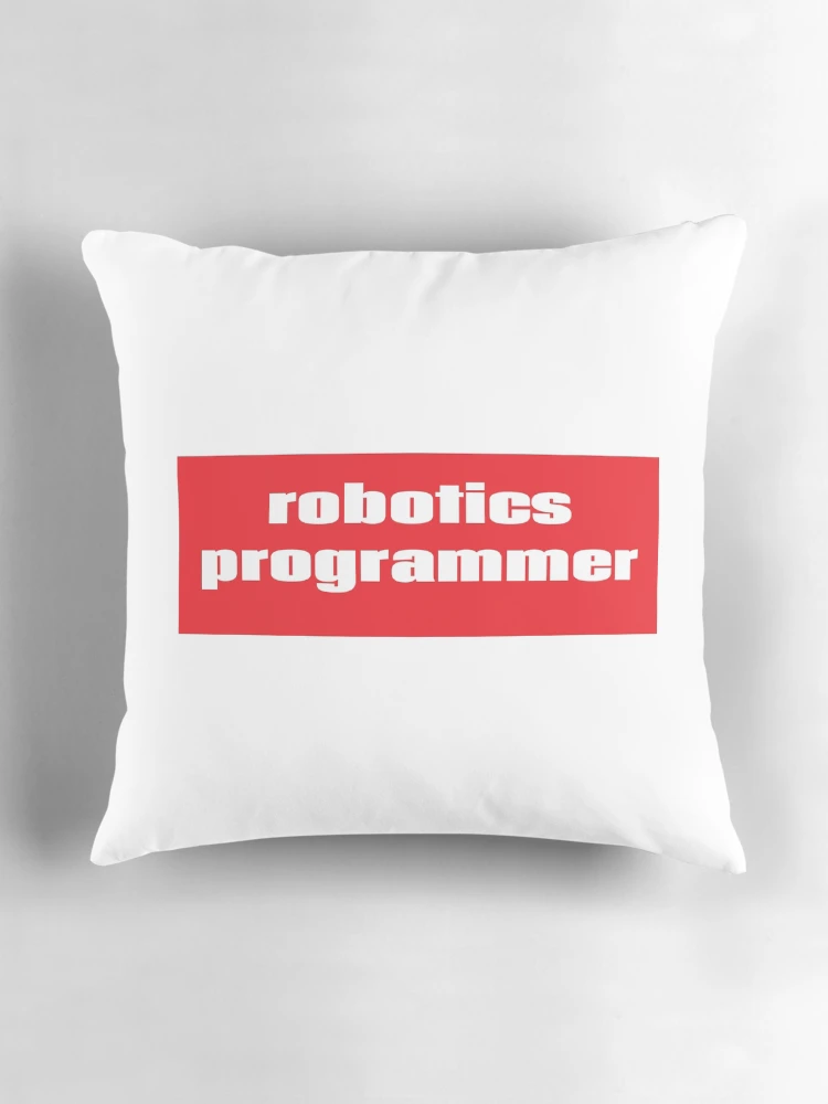 Thumbnail 3 of 4, Pillow, Robotics Programmer designed and sold by ProjectRobotics.