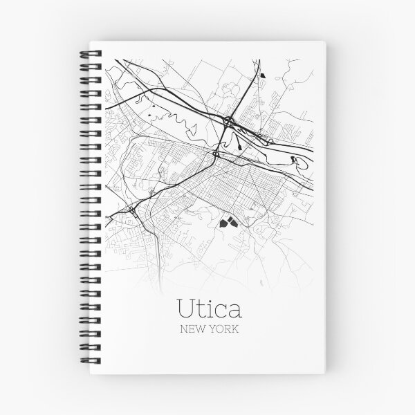 Item preview, Utica NY Map designed and sold by techdave.