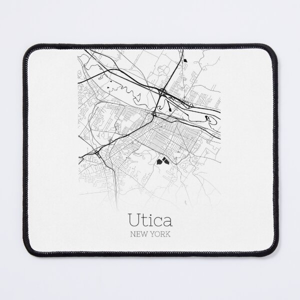 Item preview, Utica NY Map designed and sold by techdave.