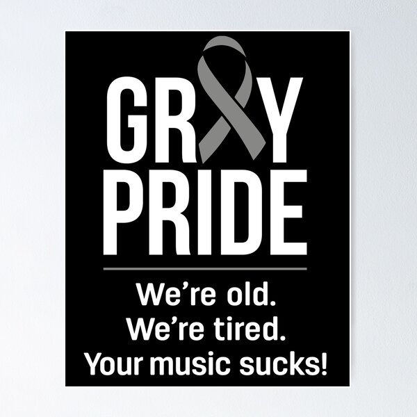 Item preview, Copy of Gray Pride funny old person essential designed and sold by Bubsart78.