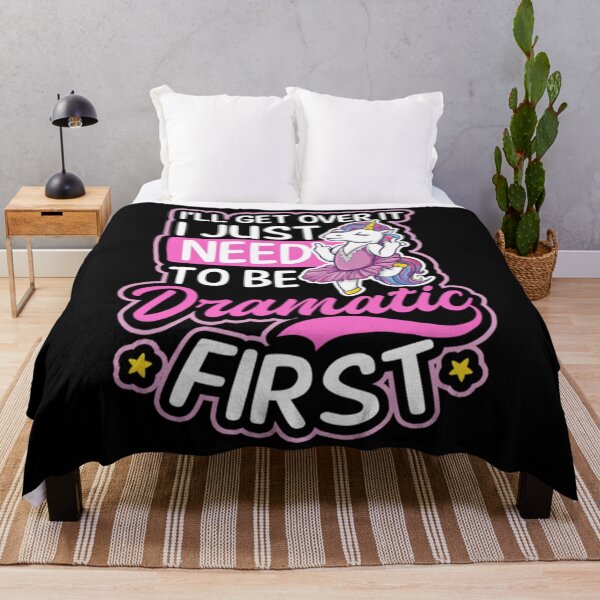 Item preview, Funny Unicorn T-ShirtFunny Unicorn Shirt _ Get Over It Need To Be Dramatic First designed and sold by TasuPifon.