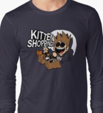 EDDSWORLD KITTEN SHOPPING Long Sleeve T-Shirt