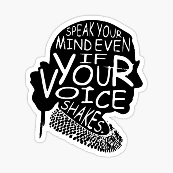 Item preview, Rbg T-ShirtNotorious RBG Speak Your Mind designed and sold by TasuPifon.