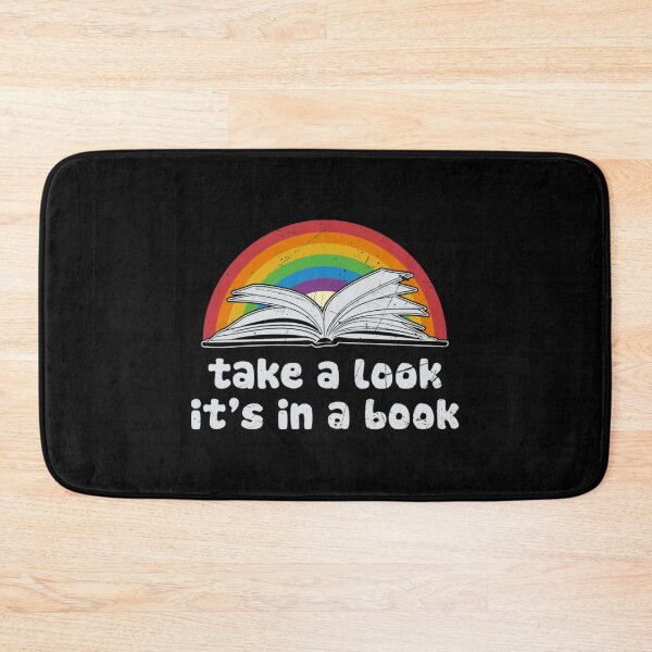 Item preview, ake A Look Its In A Book T-Shirttake a look it's in a book reading vintage retro rainbow designed and sold by TasuPifon.