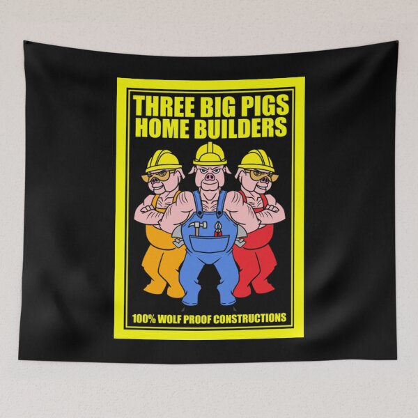 Item preview, Three Little Pigs T-ShirtThree Big Pigs designed and sold by TasuPifon.