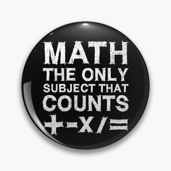 Item preview, Math The Only Subject That Counts designed and sold by TashaVector.