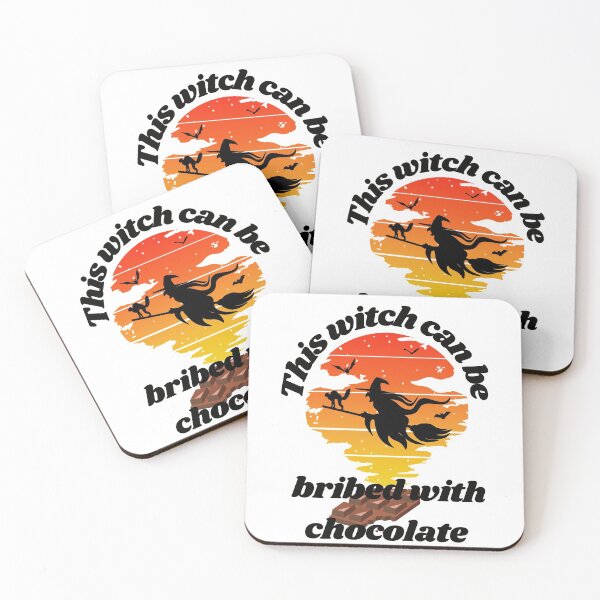 Item preview, THIS WITCH CAN BE BRIBE WITH CHOCOLATE designed and sold by Luckydoe1.