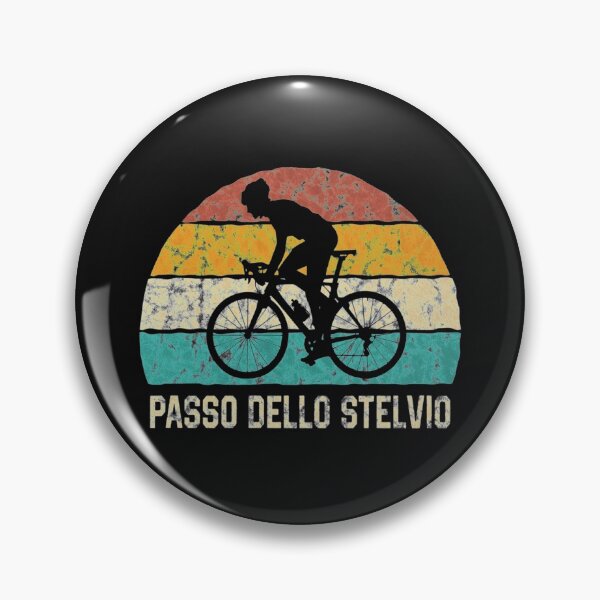 Item preview, Passo Dello Stelvio Cycling Climb TShirt Retro Cycling Shirt Vintage Cyclist Gift Idea    designed and sold by AwesomeWares.